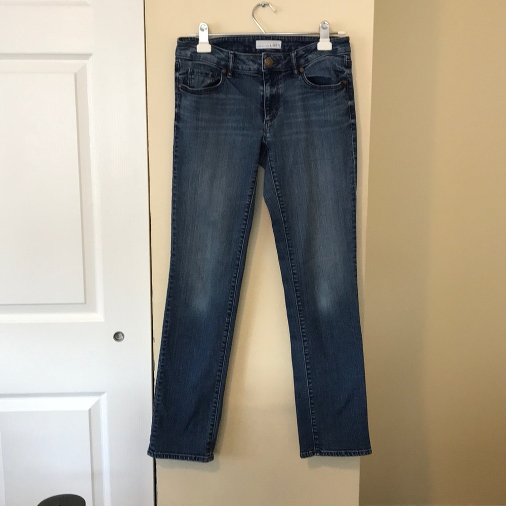 Ann Taylor Loft Jeans 26 Curvy Straight